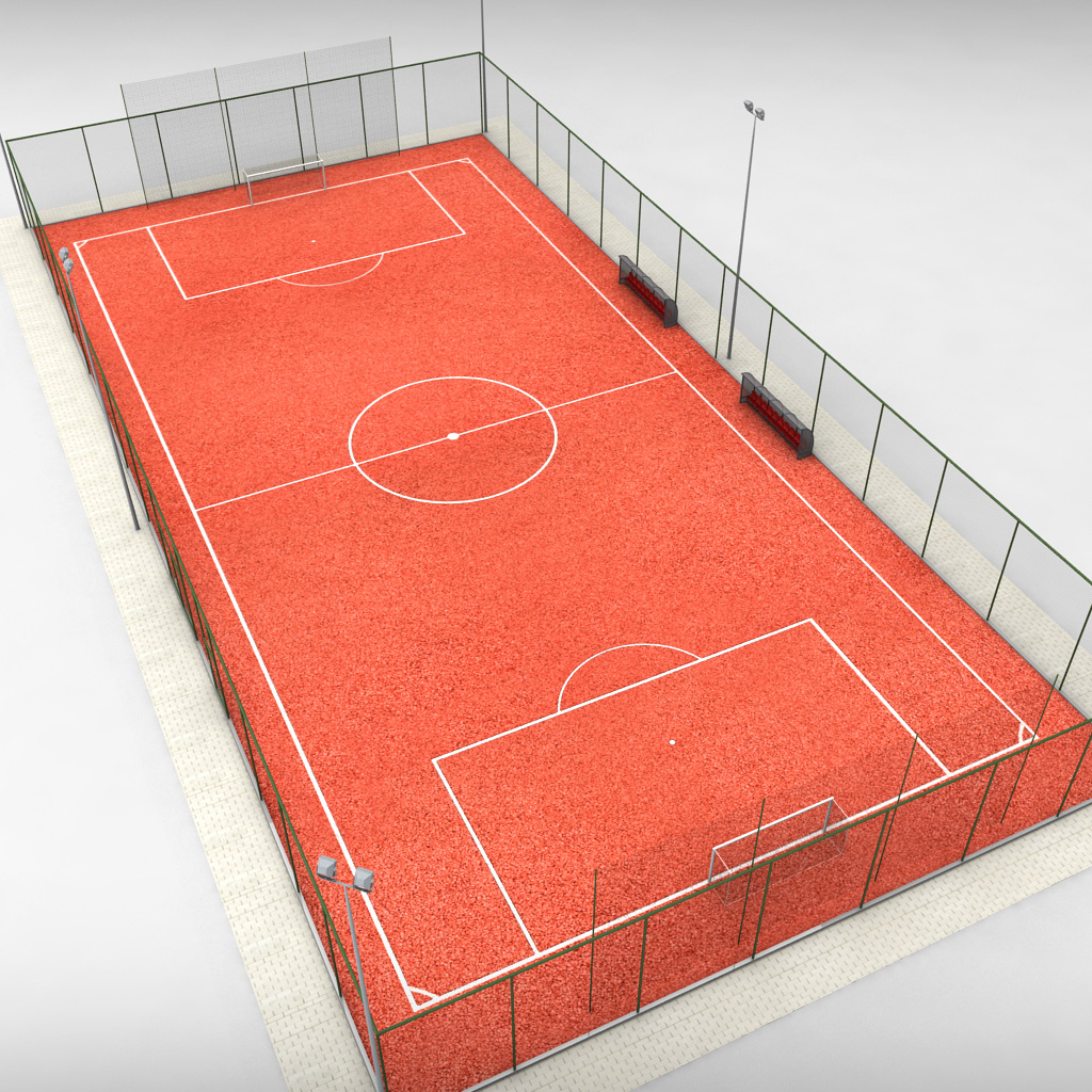 Football Soccer Stadium Field By Kr3atura 3docean